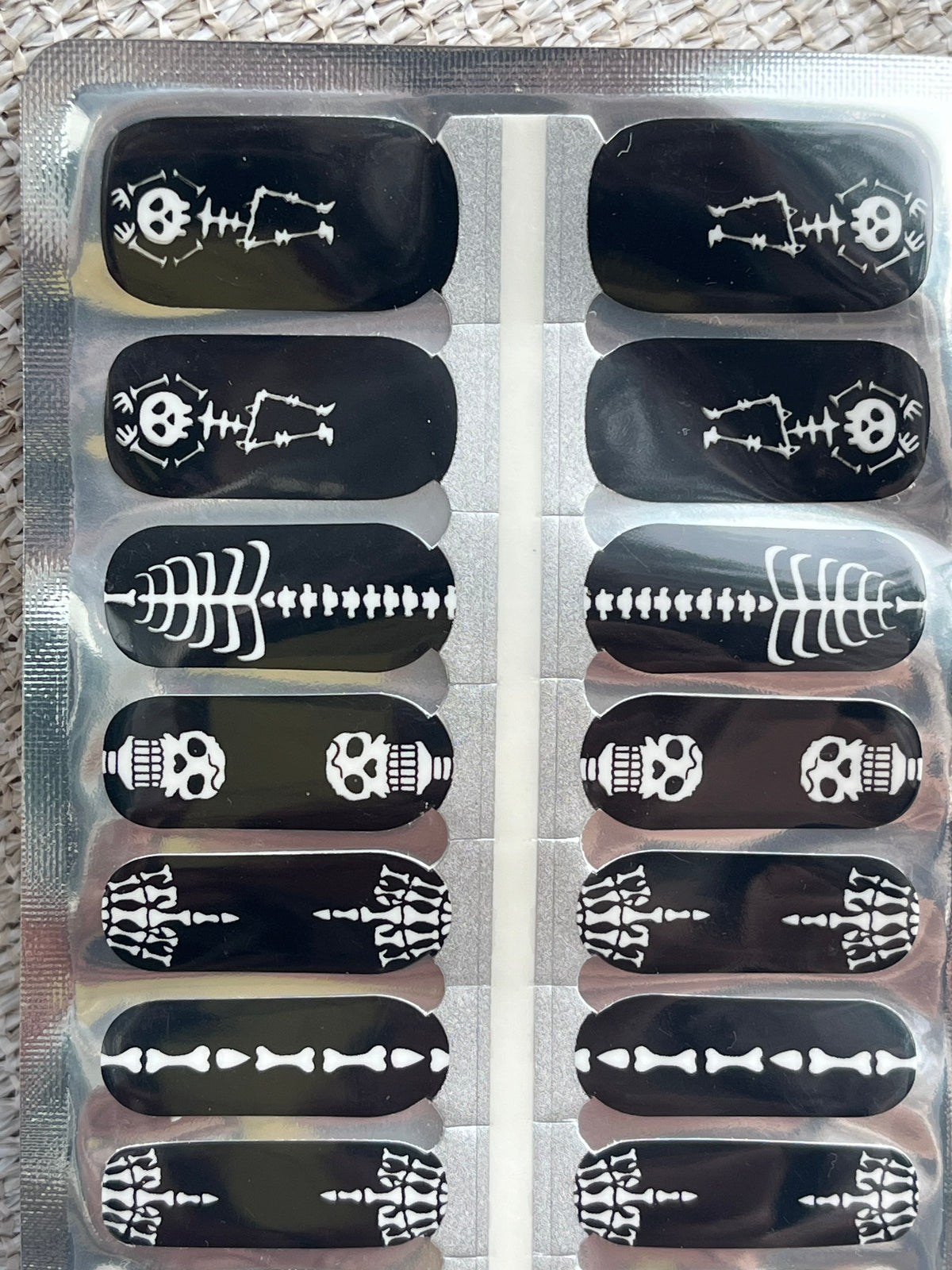 Bad to the Bone Nail Wraps