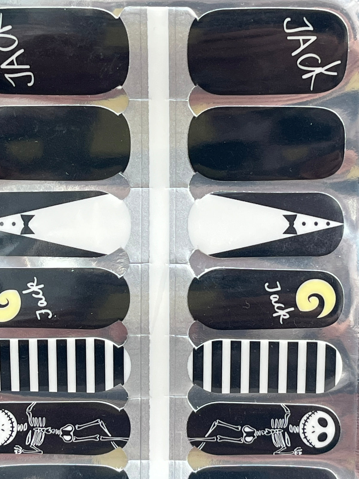 Dapper Bones Nail Wraps