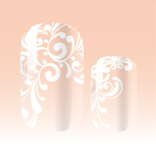 Floral French Tips
