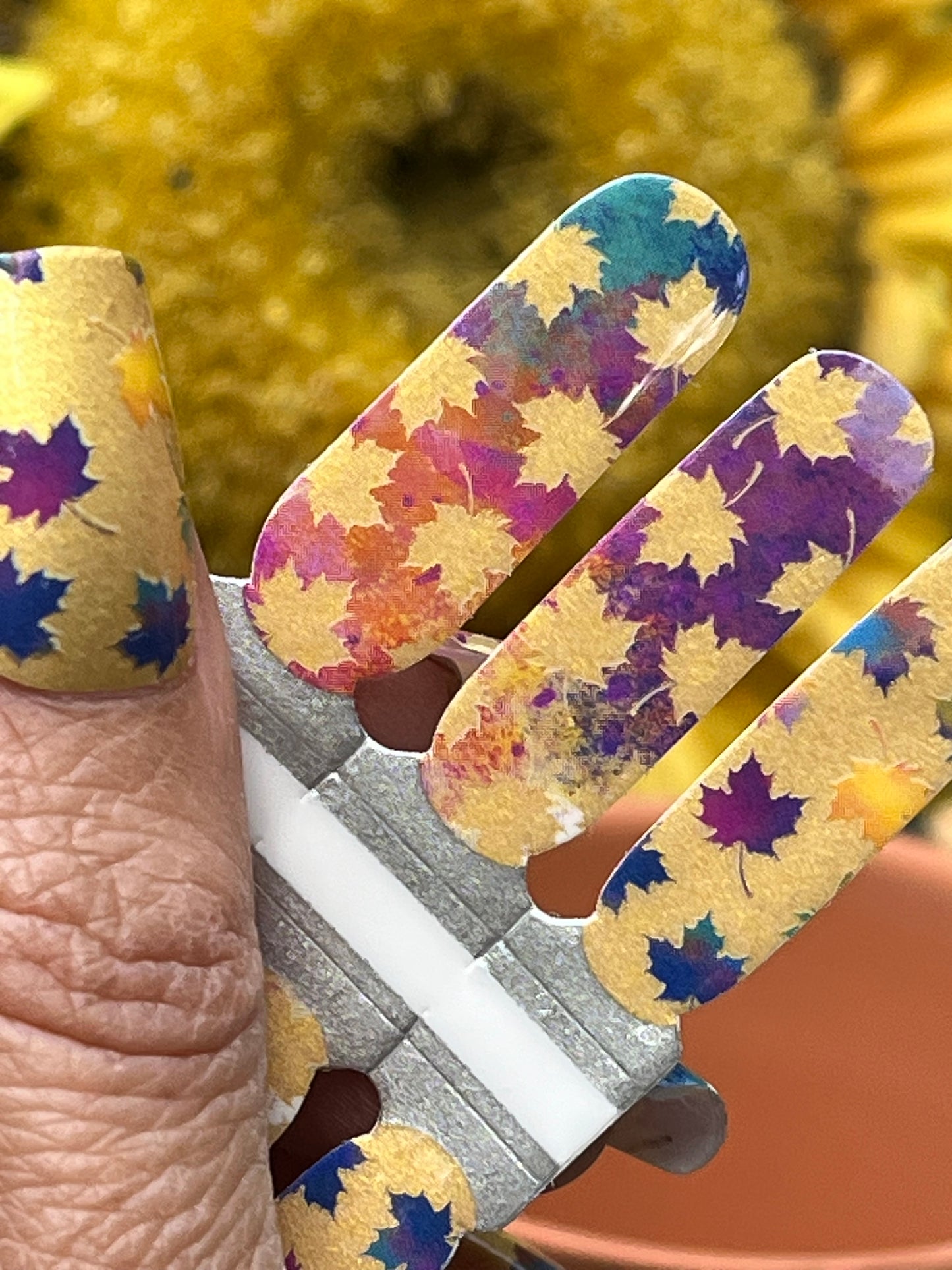 Colours of the Wind Fall Nail Wraps | Peachy Peach Nails