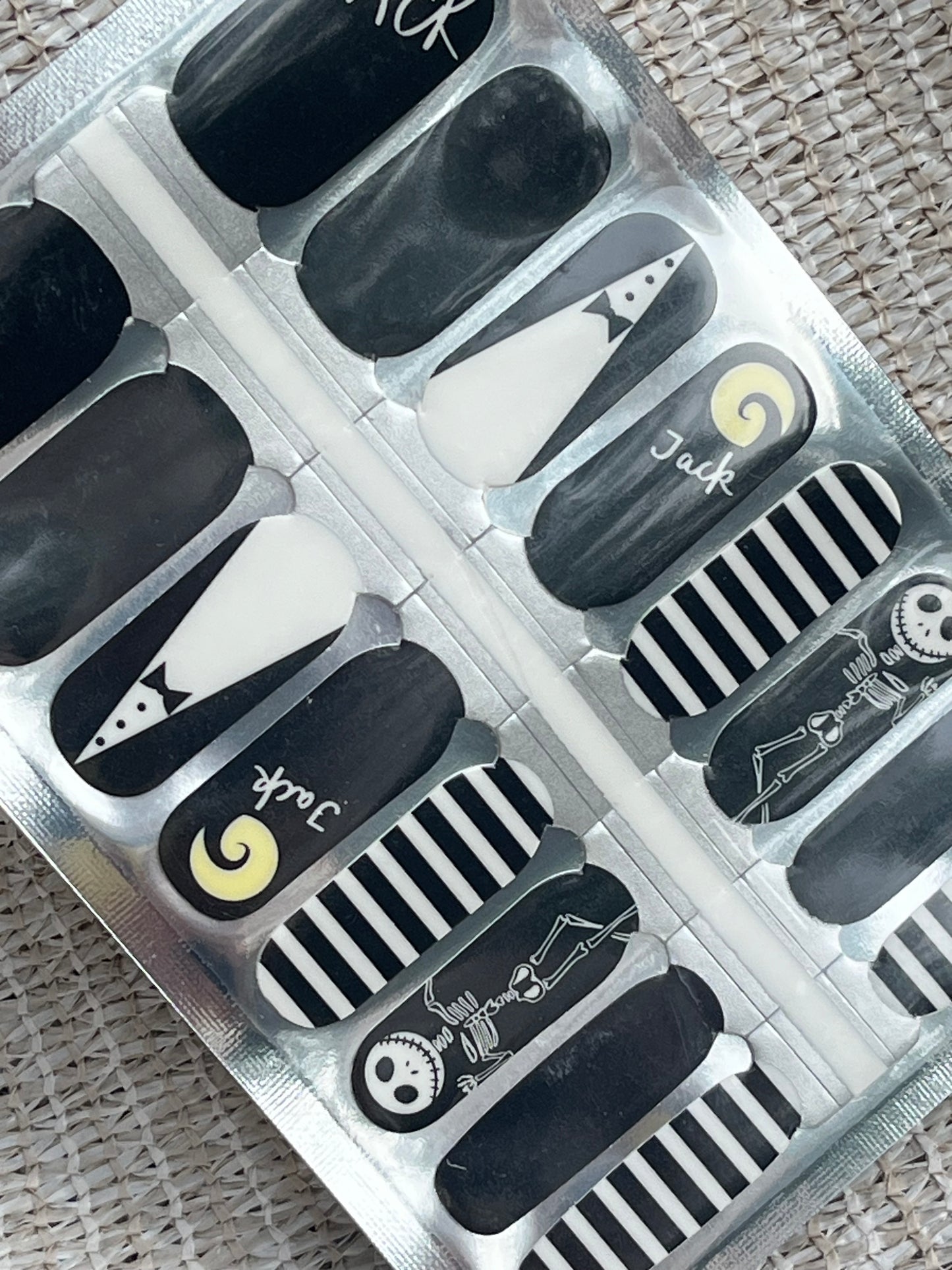 Dapper Bones Nail Wraps