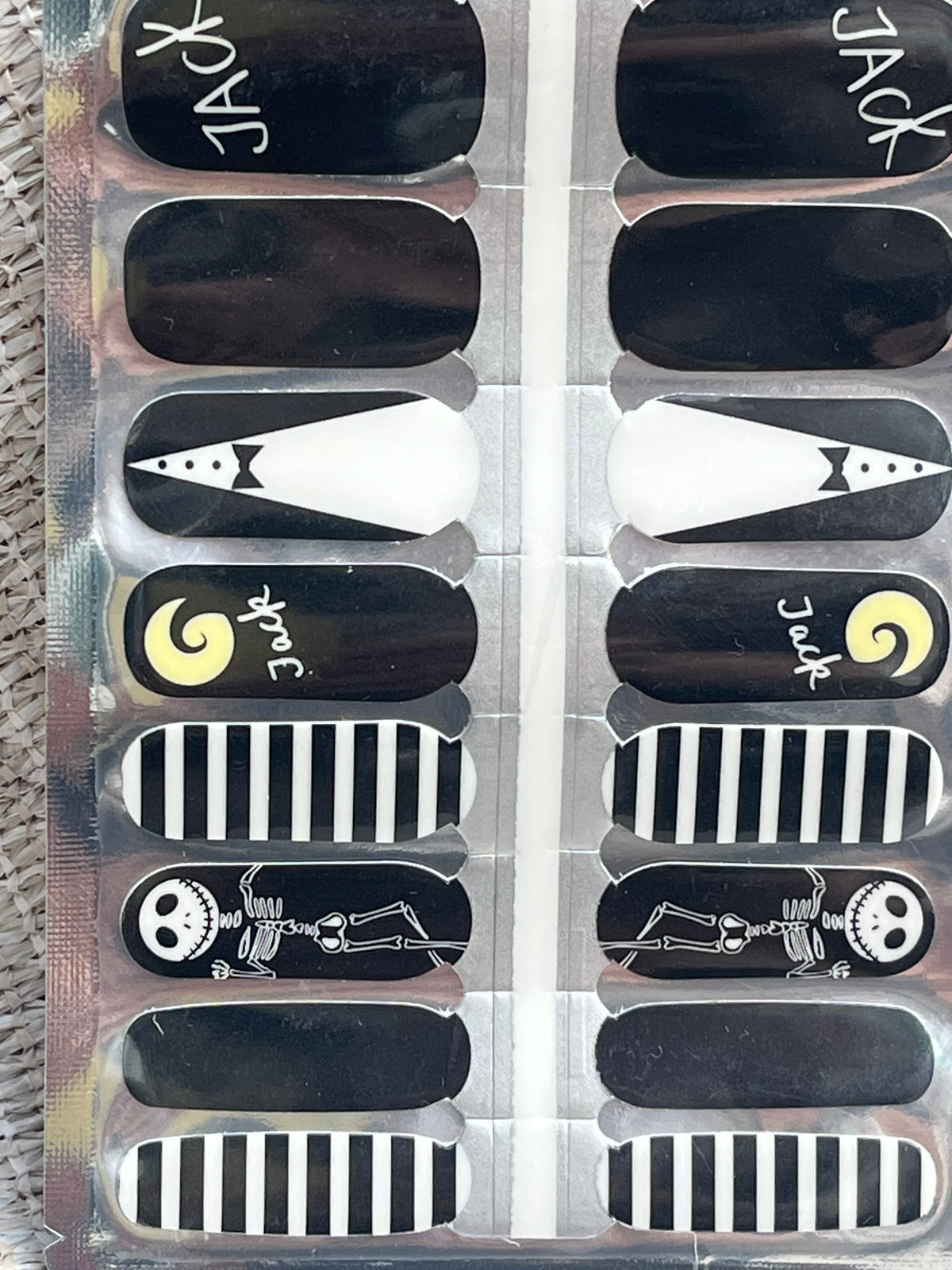 Dapper Bones Nail Wraps