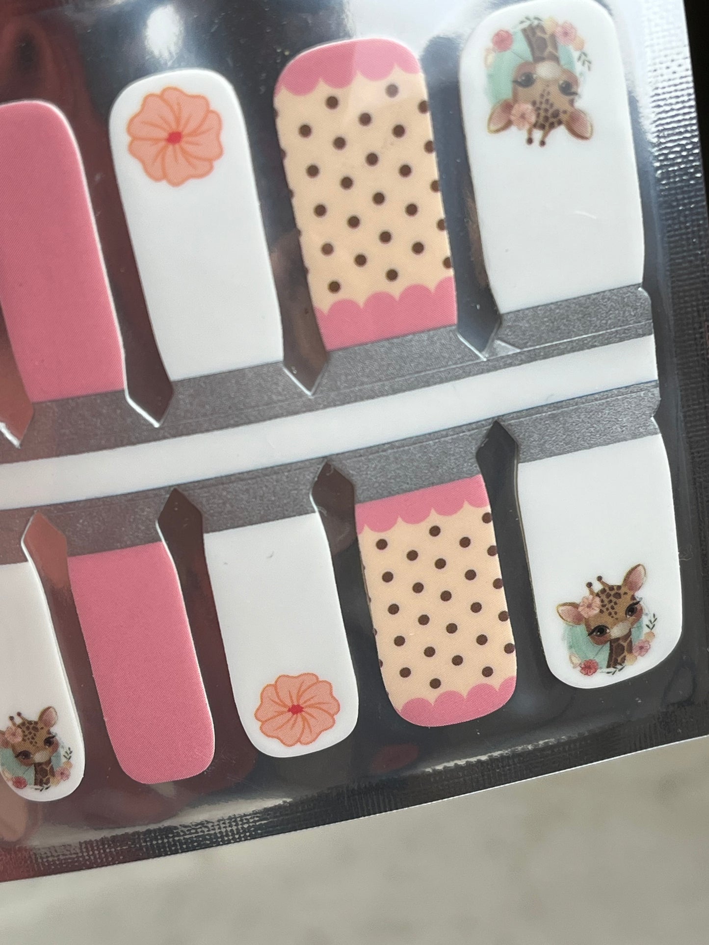 Gigi’s Garden – Kids’ Nail Wraps | Peachy Peach Nails