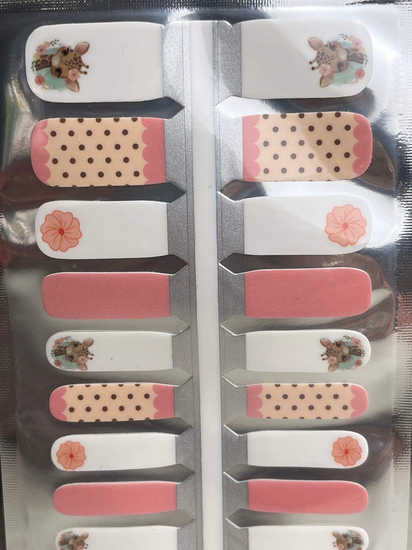 Gigi’s Garden – Kids’ Nail Wraps | Peachy Peach Nails