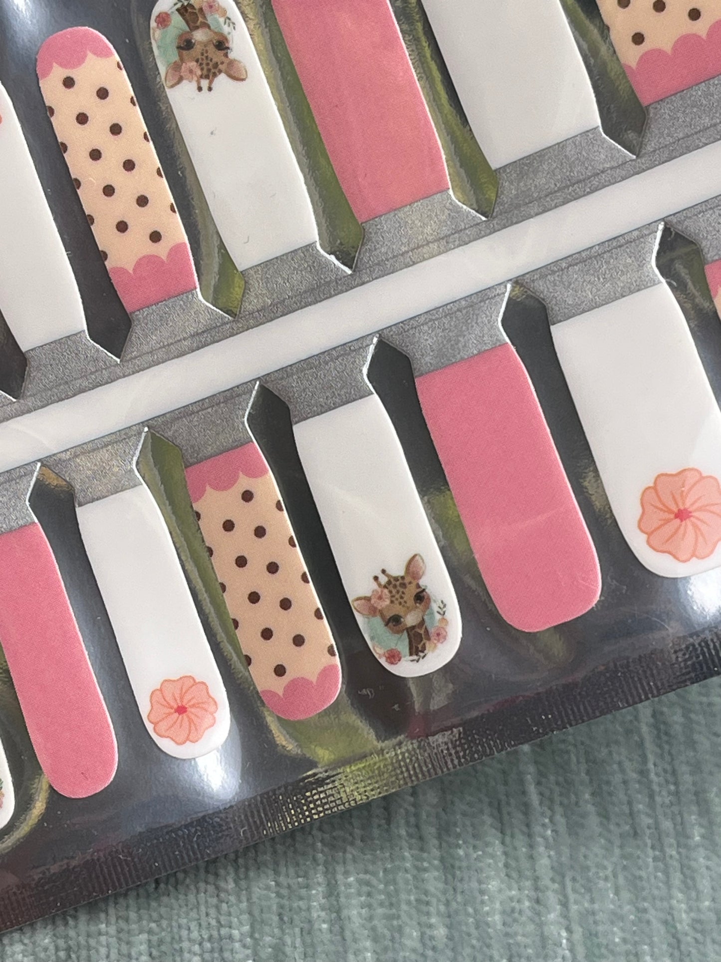 Gigi’s Garden – Kids’ Nail Wraps | Peachy Peach Nails